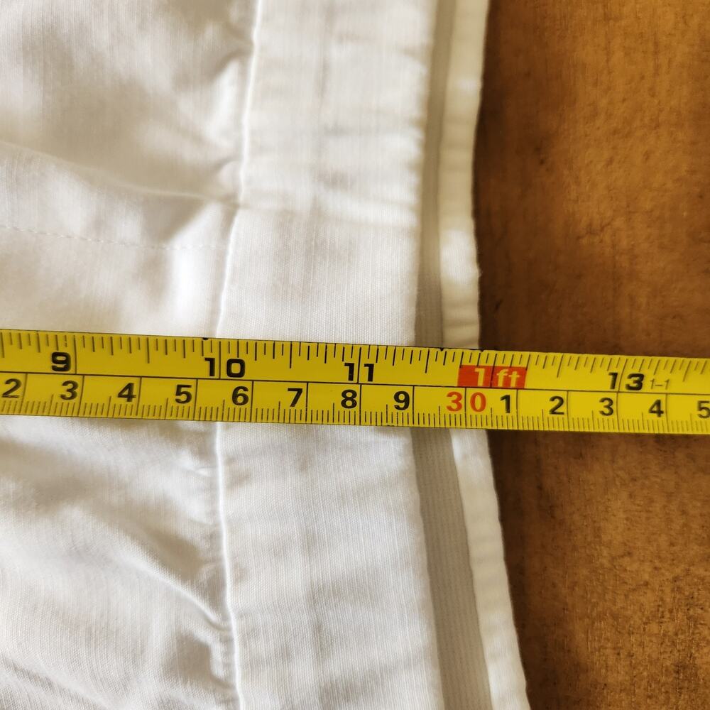 J. Jill Pants Women's 20W White Cotton Blend Coastal Chic Resort Wear Straight - Picture 15 of 16